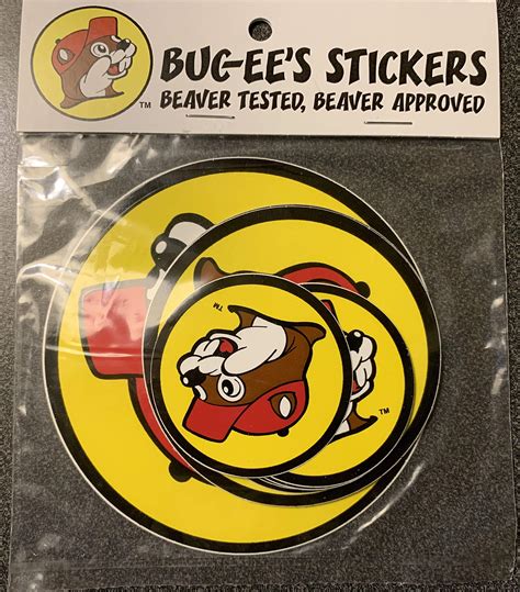 Buy Buc-ee's 12 Peel and Stick Decals Stickers Station Beaver Novelty ...