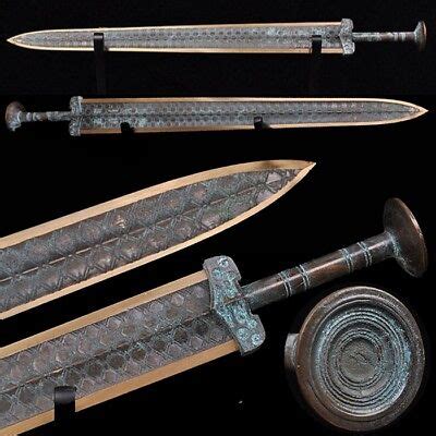 Collection Replica Sword of King Goujian waist knife Hand Forged Bronze ...