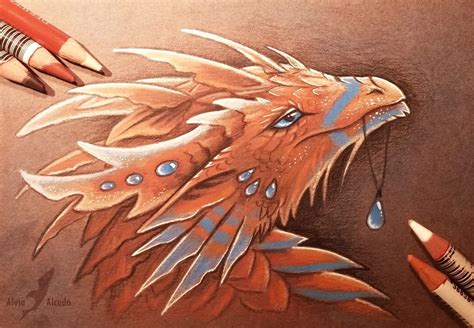 Beautiful Dragon Artwork Drawn Only With Colored Pencils – Gabbing Geek