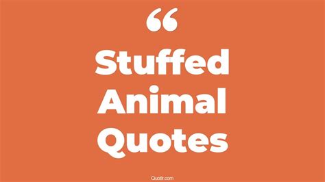 27+ Unique Stuffed Animal Quotes That Will Unlock Your True Potential