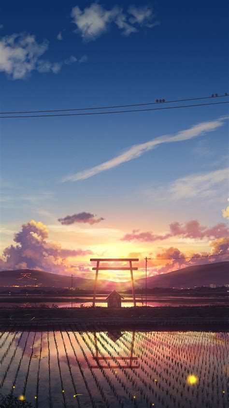 sunrise, anime, scenery, 4k, HD Wallpaper | Rare Gallery