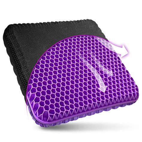 Buy Memory Seat Cushion for Coccyx Sciatica Hemorrhoid Tail Back Pain ,Memory Foam Ergonomic ...