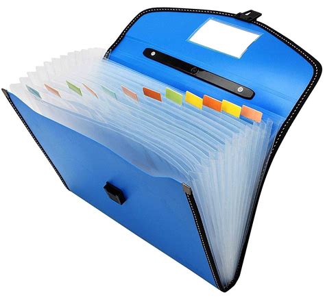 Buy ArtRIght Expanding Files Folder, Accordion Document/Letter A4 Size ...