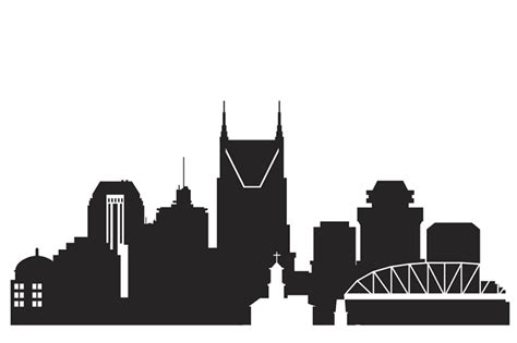 Nashville Skyline Vector at Vectorified.com | Collection of Nashville ...