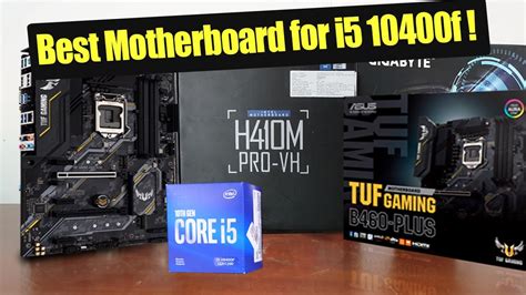 Best Motherboard for Intel i5 10400f (Hindi) - YouTube