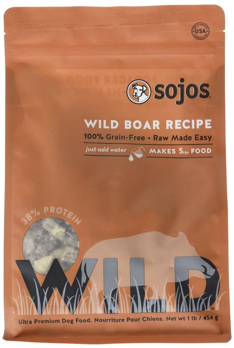 SOJOS Wild Boar Recipe Raw Dog Food 1 Pound Bag * Read a lot more at ...