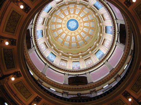 Interior of the dome of the Michigan State Capitol Building | Pics4Learning