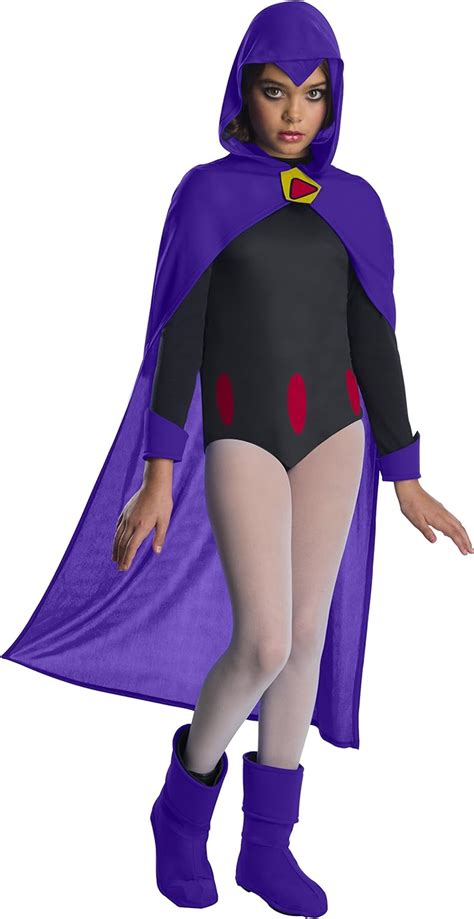 Teen Titans Raven Child Fancy Dress Costume Large : Amazon.es: Juguetes y juegos