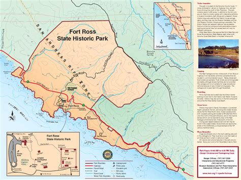 Fort Ross State Historic Park Map - Fort Ross State Historic Park CA ...