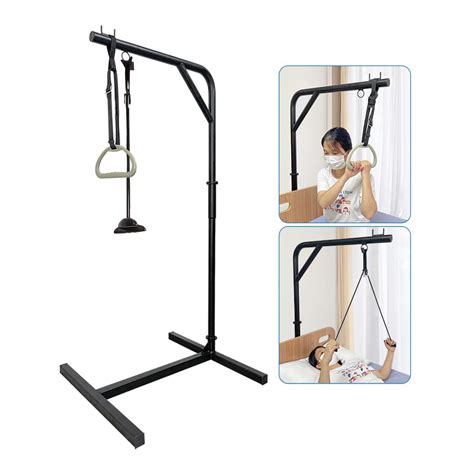 Buy Trapeze Bar for Bed Mobility Cane Assist Handle Medical Trapeze Bars Bedside Pull Up Ladder ...