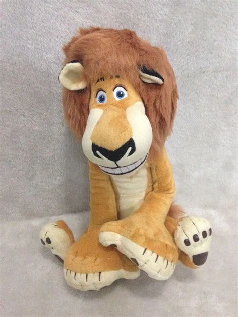 Madagascar 3 Europe's Mosted Wanted 23cm Alex the Lion Plush Figure ...