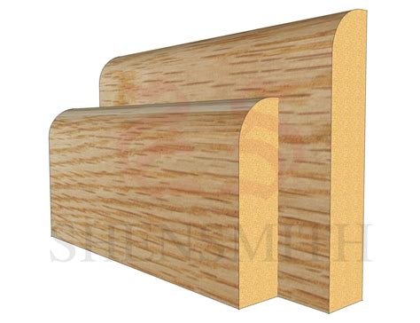 Bullnose Oak Skirting Board - SkirtingBoards.com®