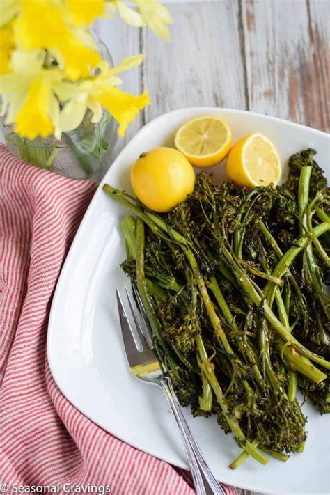 Roasted Broccolini - Seasonal Cravings