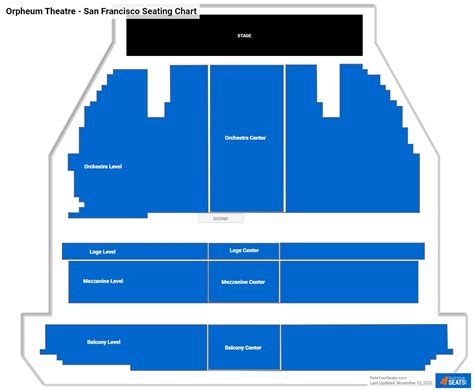 Orpheum Theatre Minneapolis Seat Map | Elcho Table