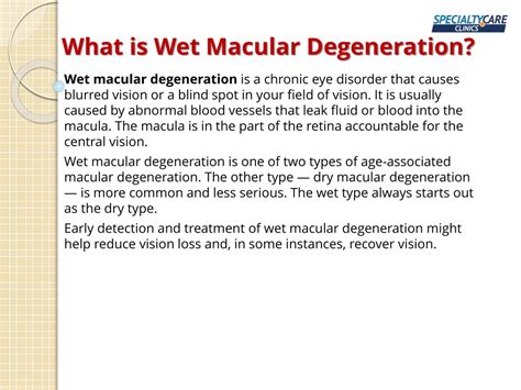 PPT - Wet Macular Degeneration - Symptoms, Causes, and Treatment ...