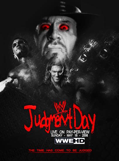 WWE Judgment Day 2008 Poster by HrZCreatives on DeviantArt