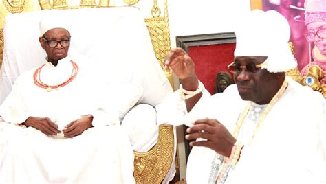 FAST INFO MAGAZINE: When Two Oba Meet, Oba Of Lagos Visits Oba Of Benin