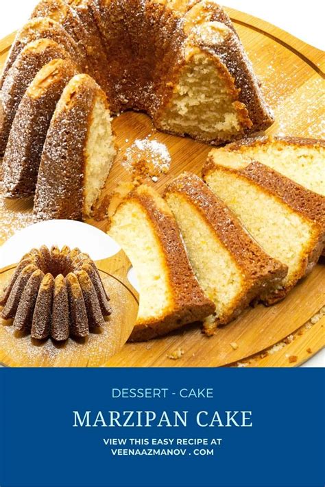 BEST Marzipan Cake Recipe (Bundt Christmas Cake) - Veena Azmanov