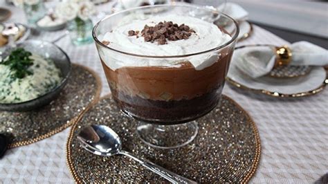 Caramel chocolate trifle