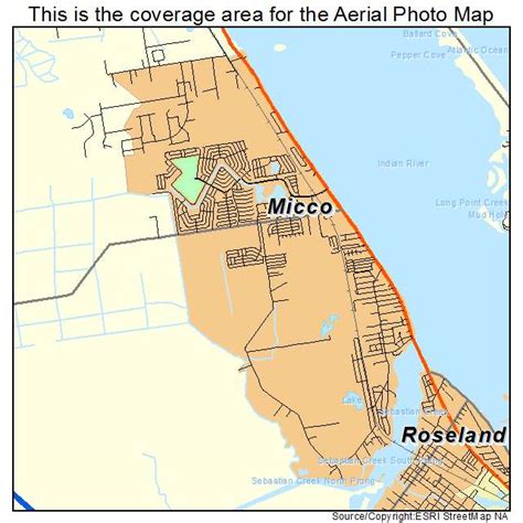 Aerial Photography Map of Micco, FL Florida