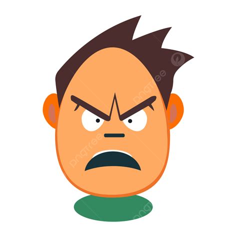 Young Man Face Isolated Cartoon Vector Illustration G - vrogue.co