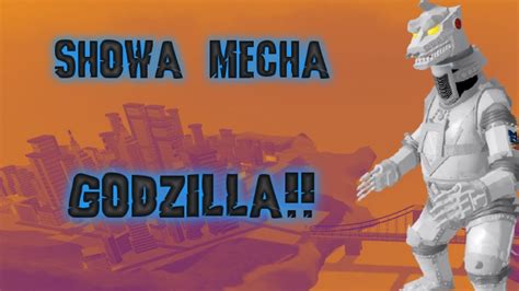 Showa Mecha Godzilla is here!! - Roblox Kaiju Universe - YouTube