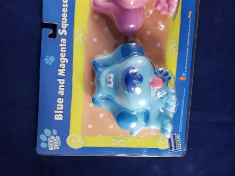 Blues Clues Magenta and Blue Squeeze Toys Set Blockbuster Exclusive ...