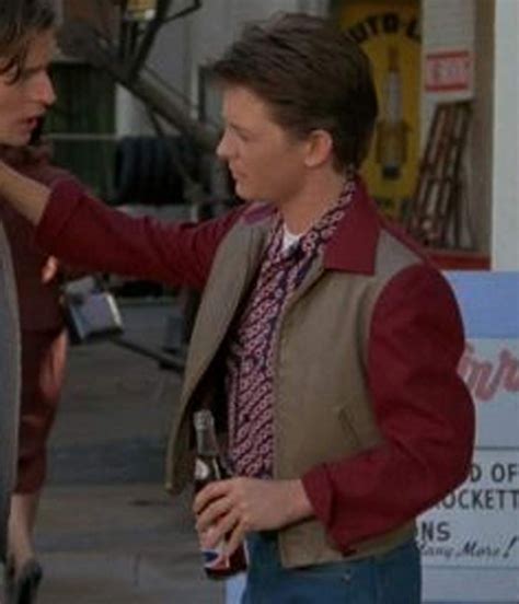 Marty Mcfly 1955 Jacket | Michael J Fox Back To The Future 1955 Jacket ...