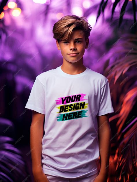 Premium PSD | White tshirt mockup psd