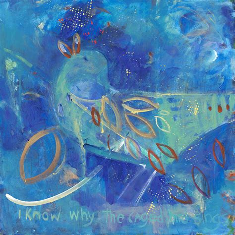 I Know Why The Caged Bird Sings Painting by Kate Dardine