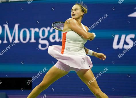 Aryna Sabalenka Competed Her Quarterfinals Match Editorial Stock Photo ...