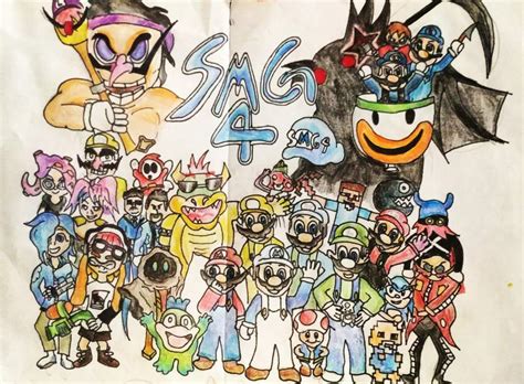 SMG4 poster (many characters) | SMG4 Amino