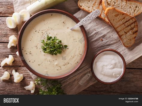 Cauliflower Puree Soup Image & Photo (Free Trial) | Bigstock