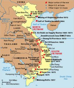 Interactive Vietnam War Map