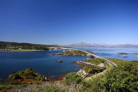 Isle of Skye, Scotland - Isle of Skye Road Bridge and Isle of Skye from ...