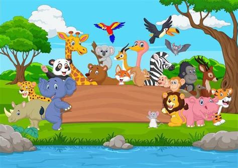 Cartoon Animals Vector Art, Icons, and Graphics for Free Download