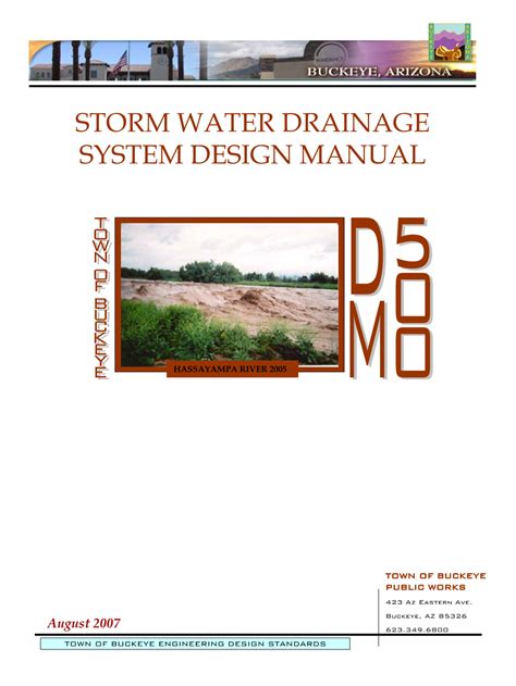 Storm Water Drainage System Design Manual - DocsLib