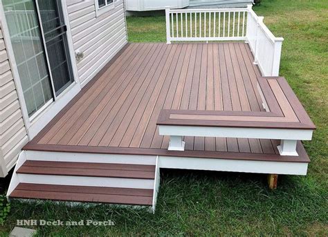 low maintenance decks, decks, outdoor furniture, outdoor living, Vinyl patio deck using Wolf PVC ...