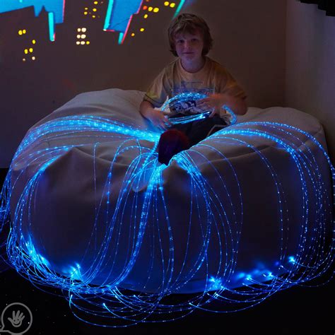 Fiber Optic Light Beanbag Chair | LED Light Beanbags for Sensory Rooms