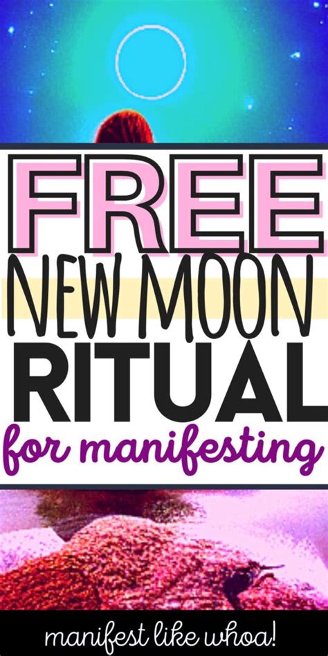 New Moon Manifestation: A Free Ritual To Bring You Success – Manifest ...