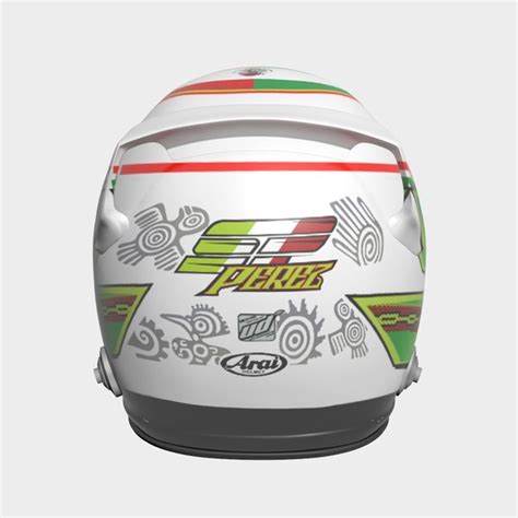 sergio perez 2013 helmet 3d max