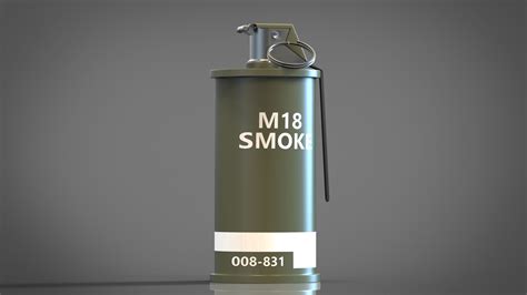 M18 Smoke Grenade 3D Model