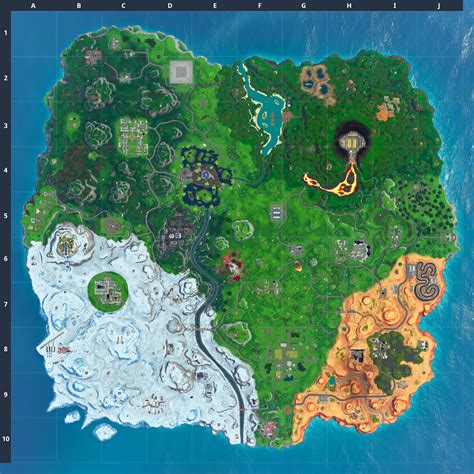 Fortnite Interactive Map