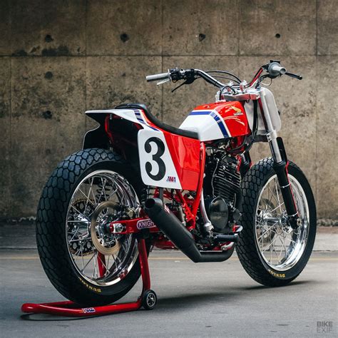 Dust Kicker! Justin Steyn's Honda RS600 flat track bike | Flat track ...