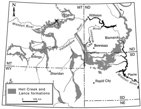 Hell Creek Map 600 copy | The Palm Beach Museum of Natural History