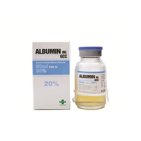 Albumin 20% GCC 50 ml. - S. Charoen Bhaesaj Trading