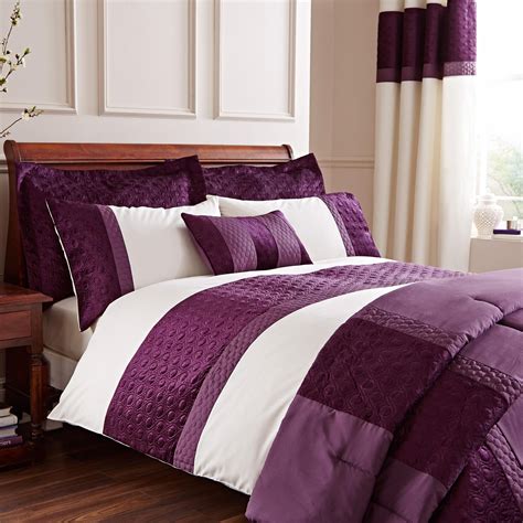 Adalene Plum Bed Linen Collection | Dunelm | Plum bedding, Bed linens ...