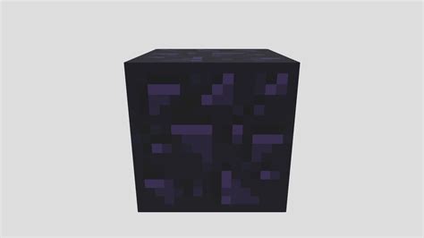 Minecraft obsidian - Download Free 3D model by timmyyom36 [a001b63] - Sketchfab