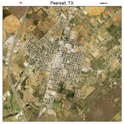 Aerial Photography Map of Pearsall, TX Texas