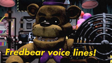 [SFM UCN] Fredbear Voice Lines! ANIMATED - YouTube